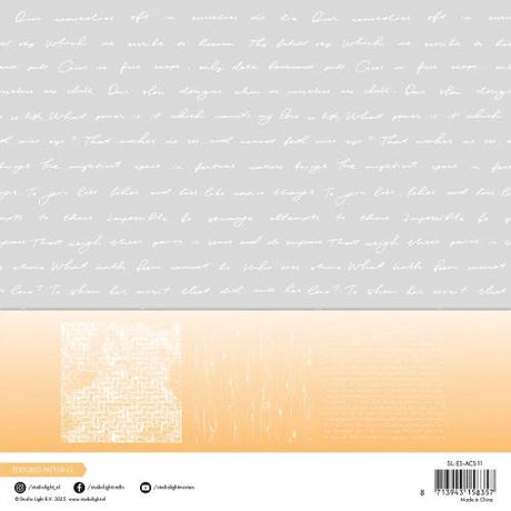 Studio Light - Textured Patterns 8x8 Inch Printed Acetate Sheets (SL-ES-ACS11)