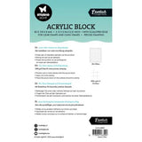 Studio Light Acrylic Stamping Block 80x100mm w/ Scalloped Edge (SL-ES-ASB09) (BASIC)
