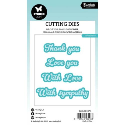 Studio Light Sentiments Essentials Cutting Die (SL-ES-CD1072)