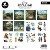 Studio Light Denim Weekends 8x8 Inch Collage Paper Pad (SL-ES-CPP408)