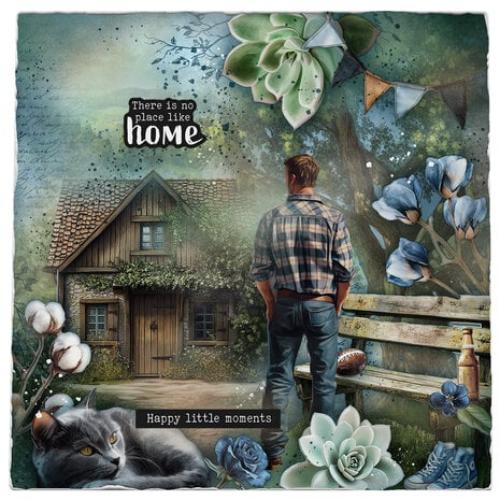 Studio Light Denim Weekends 8x8 Inch Collage Paper Pad (SL-ES-CPP408)