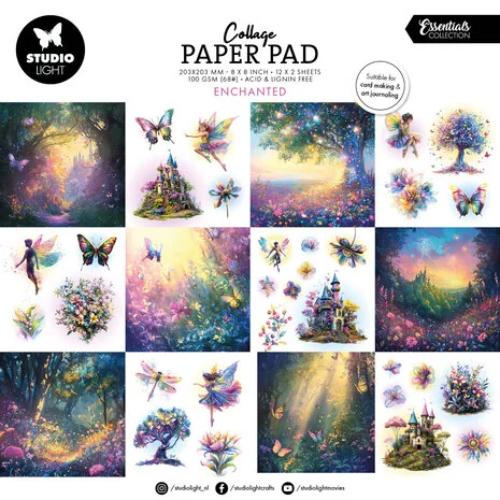 Studio Light Enchanted 8x8 Inch Collage Paper Pad (SL-ES-CPP411)
