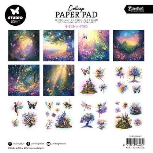 Studio Light Enchanted 8x8 Inch Collage Paper Pad (SL-ES-CPP411)