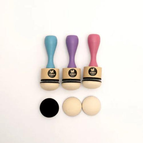 Studio Light Ink Blending Tools + Refill Foam Pads (3/3pcs) (SL-ES-INKAP01) (BASIC)