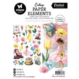 Studio Light Fluttering Flowers Collage Paper Elements (SL-ES-PE30)