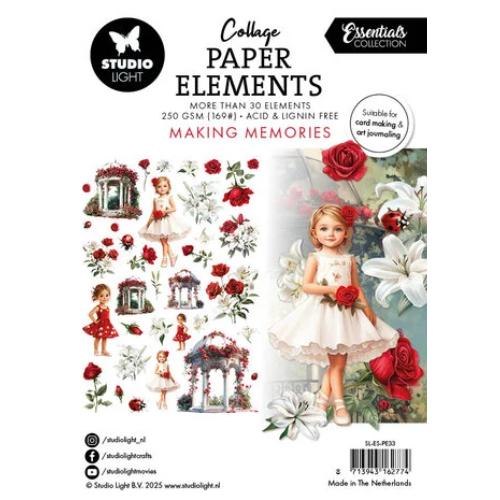 Studio Light Making Memories Collage Paper Elements (SL-ES-PE33)