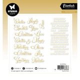 Studio Light Sentiments Classic Gold Christmas Paper Elements (SL-ES-PE36)