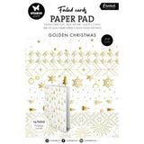Studio Light Golden Christmas Essentials Foiled Cards Paper Pad (SL-ES-PP383)