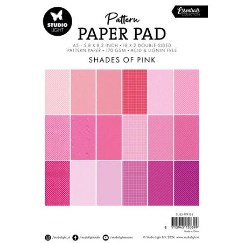 Studio Light Shades Of Pink Essentials A5 Pattern Paper Pad (SL-ES-PPP163)