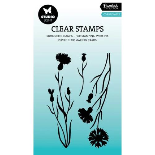 Studio Light Cornflowers Essentials Silhouette Clear Stamp (SL-ES-STAMP783)