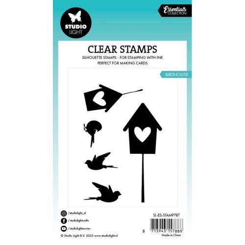 Studio Light Birdhouse Essentials Silhouette Clear Stamp (SL-ES-STAMP787)