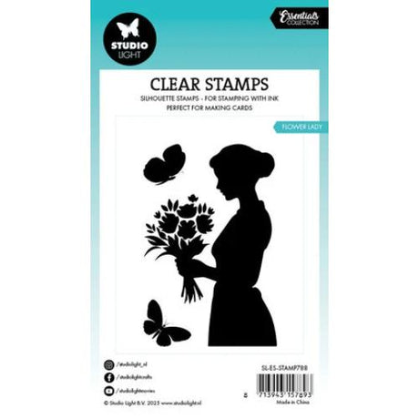 Studio Light Flower Lady Essentials Silhouette Clear Stamp (SL-ES-STAMP788)