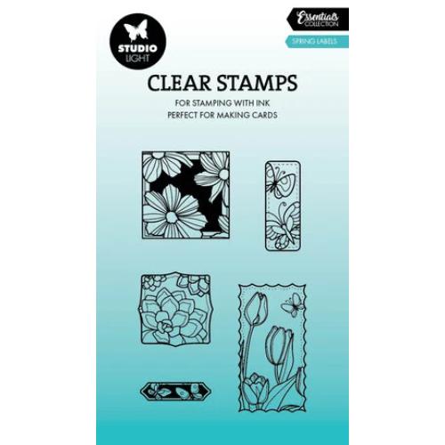 Studio Light Spring Labels Essentials Clear Stamp (SL-ES-STAMP811)