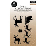 Studio Light Santa & Rendeer Christmas Clear Stamp (SL-ES-STAMP855)
