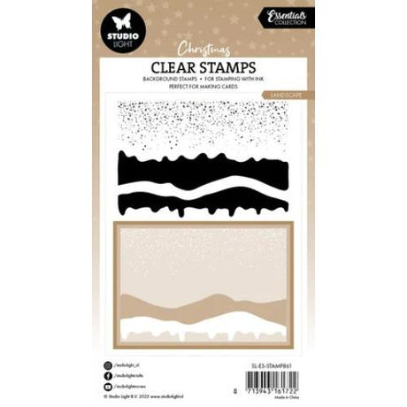Studio Light Landscape Christmas Clear Stamp (SL-ES-STAMP861)