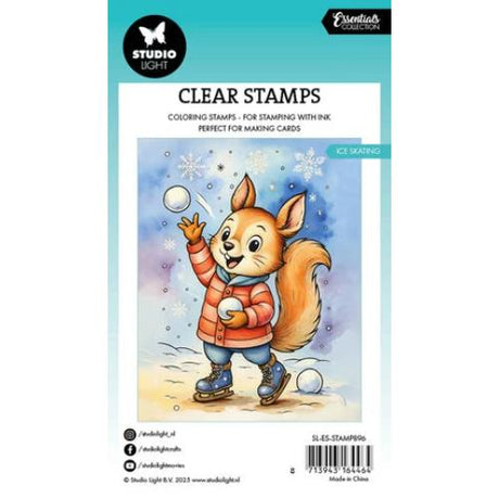 Studio Light Ice Skating Essentials Clear Stamp (SL-ES-STAMP896)