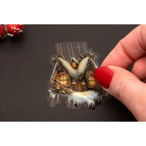 Studio Light Fairy Christmas Transparent Stickers on Roll (SL-ES-STIC50)