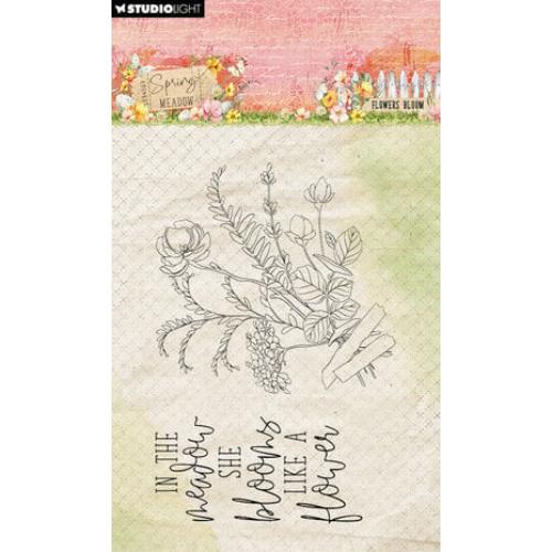 Studio Light - Spring Meadow Clear Stamp Flower Bloom (SL-SM-STAMP775)