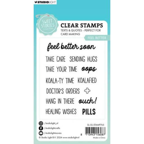 Studio Light Sweet Stories Clear Stamp Feel Better (SL-SS-STAMP765)