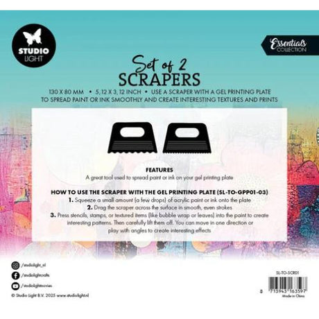 Studio Light Scrapers Set (2pcs) (SL-TO-SCR01)