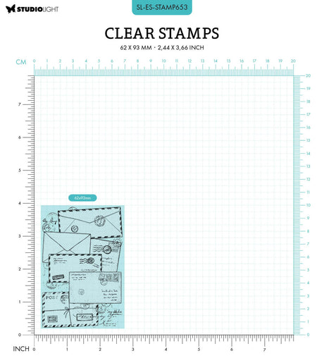 Studio Light Vintage Diaries Clear Stamps Letters