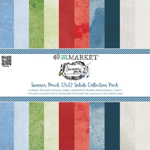 49 & Market - Summer Porch 12x12 Solids Collection Pack