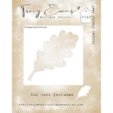 Tracy Evans Leaf 4x4 Inch Snippet Stencil (SS032)
