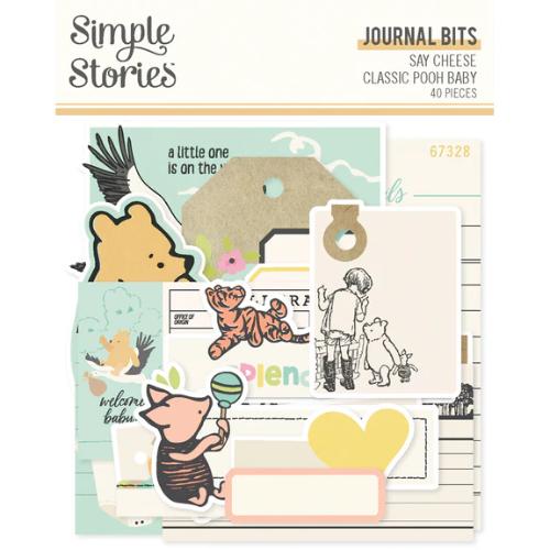 Simple Stories Say Cheese Classic Pooh Baby Journal Bits & Pieces