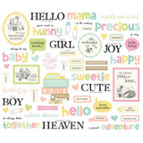 Simple Stories Say Cheese Classic Pooh Baby Sentiment Bits & Pieces