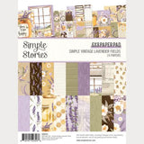 Simple Vintage Lavender Fields 6x8 Paper Pad