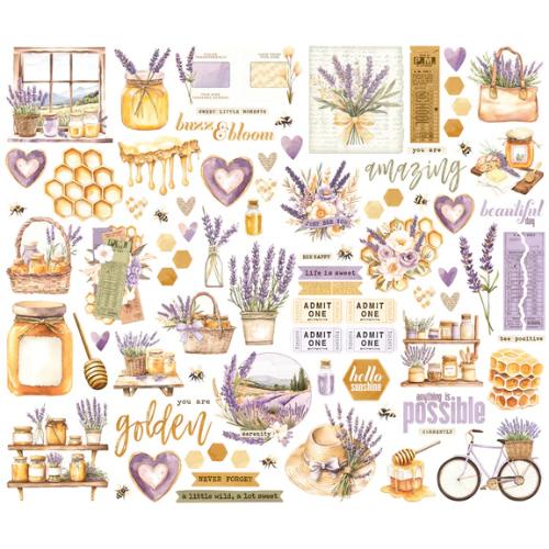 Simple Vintage Lavender Fields Bits & Pieces