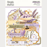 Simple Vintage Lavender Fields Journal Bits & Pieces