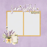 Simple Vintage Lavender Fields Simple Pages Page Pieces