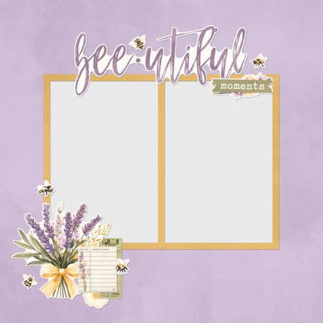 Simple Vintage Lavender Fields Simple Pages Page Pieces