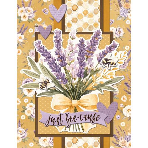 Simple Vintage Lavender Fields Simple Cards Card Kit - Postage as per Actual