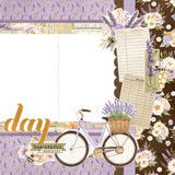 Simple Vintage Lavender Fields Simple Pages Page Kit - Postage as per Actual