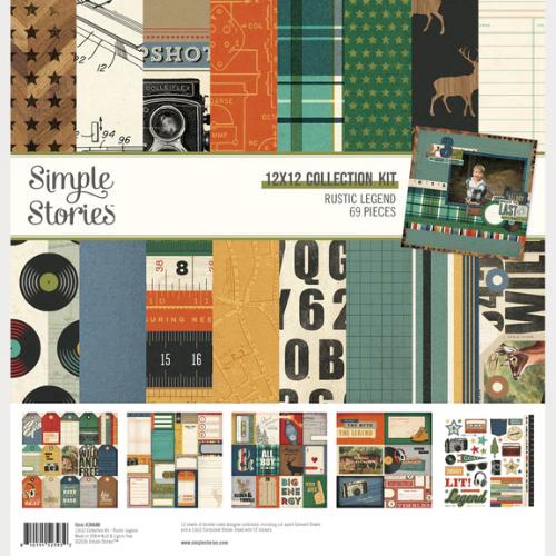Simple Stories Rustic Legend Collection Kit - Postage as per Actual