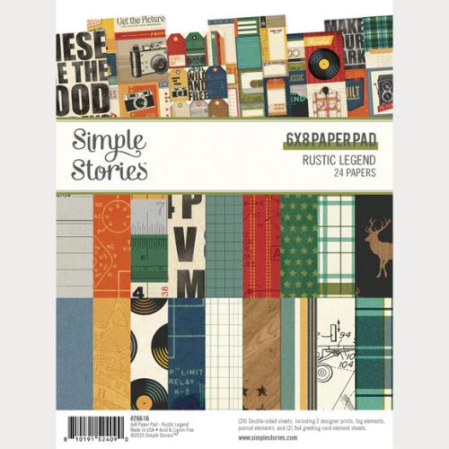 Simple Stories Rustic Legend 6x8 Paper Pad