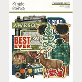 Simple Stories Rustic Legend Chipboard Pieces