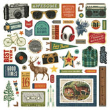 Simple Stories Rustic Legend Chipboard Pieces