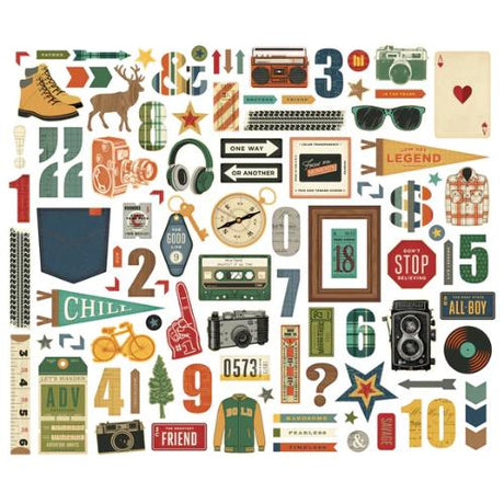 Simple Stories Rustic Legend Bits & Pieces