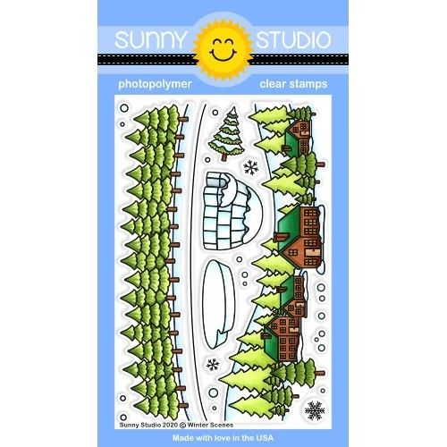 Sunny Studios - Winter Scenes Stamps