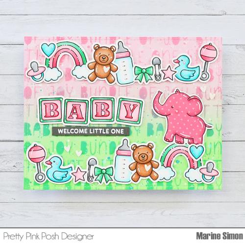 Pretty Pink Posh - Baby Basics Stamp Set