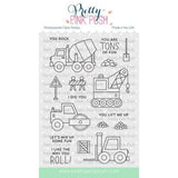 Pretty Pink Posh - Construction Additions Stamp Set