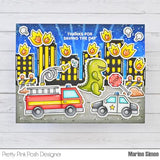 Pretty Pink Posh - Helper Vehicles Stamp Set