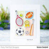 Pretty Pink Posh - Sports Stamp Set