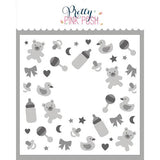 Pretty Pink Posh - Layered Baby Wreath Stencils (3 Pack)