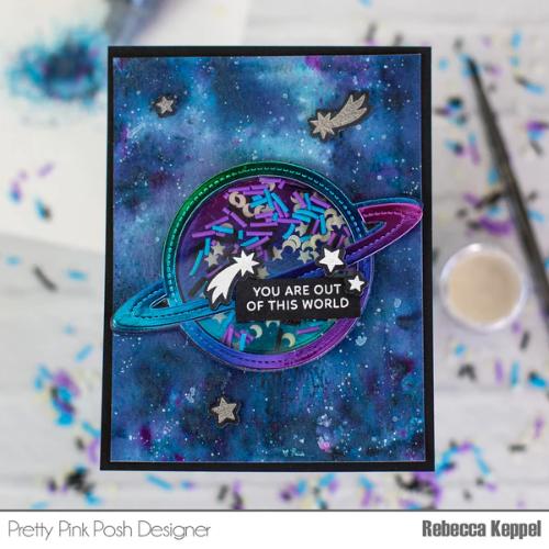 Pretty Pink Posh - Layered Shooting Stars Stencils (2 Pack)