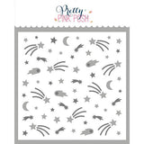 Pretty Pink Posh - Layered Shooting Stars Stencils (2 Pack)