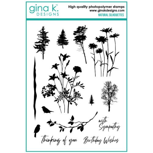 Gina K Designs - Clear Stamps- Natural Silhouettes